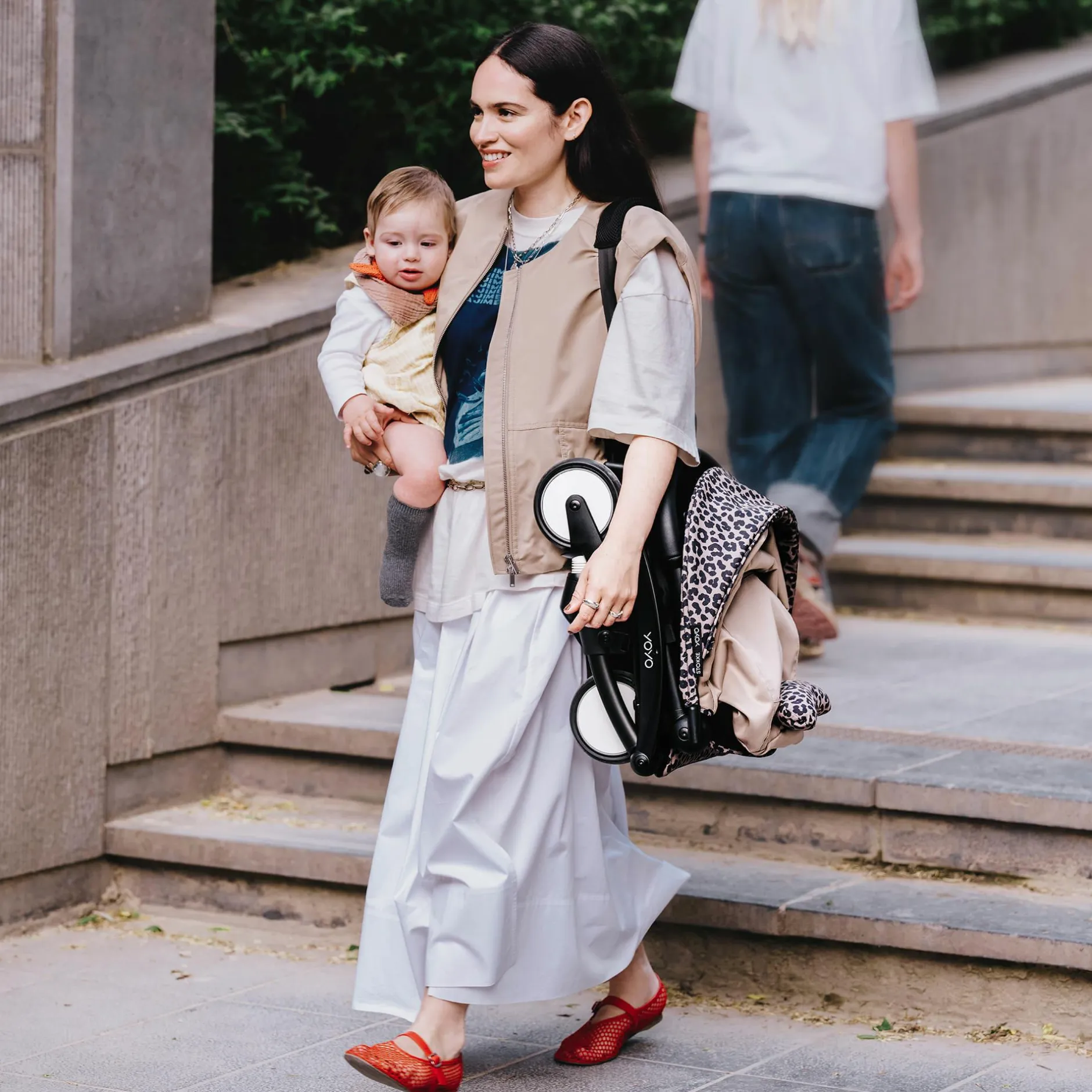 STOKKE YOYO³ 6+ Textilset Leopard*Kinder Kinderwagen Zubehör