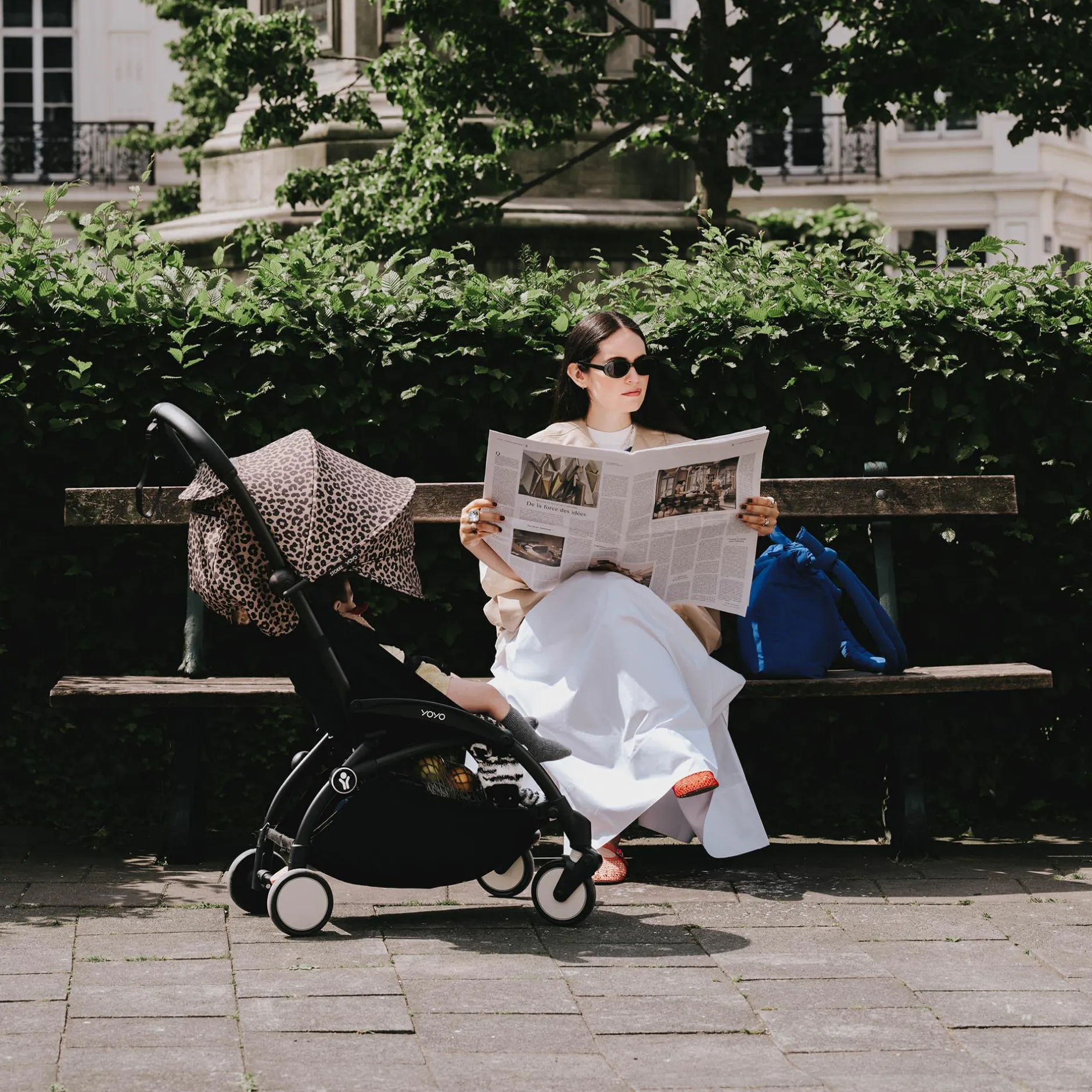 STOKKE YOYO³ 6+ Textilset Leopard*Kinder Kinderwagen Zubehör