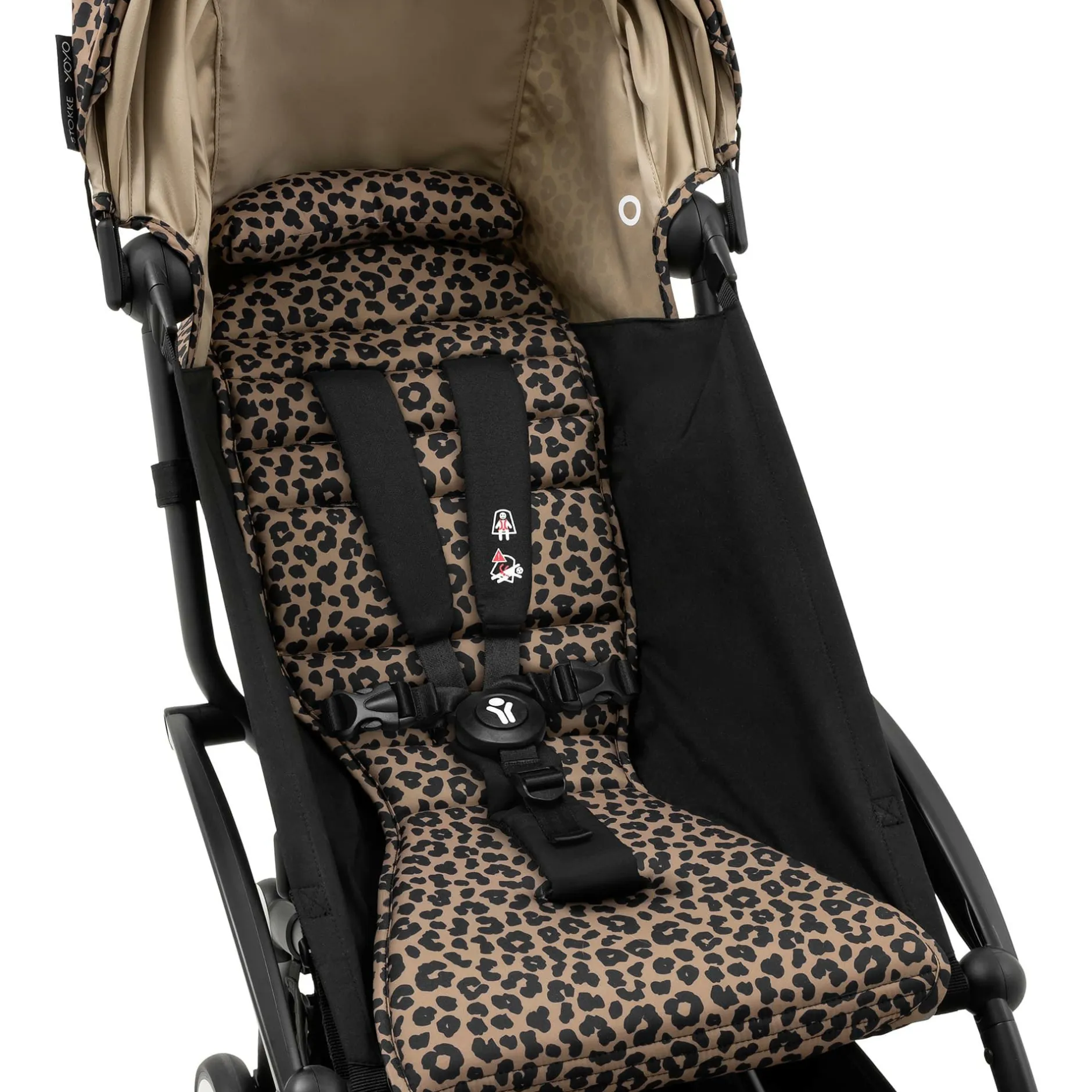STOKKE YOYO³ 6+ Textilset Leopard*Kinder Kinderwagen Zubehör