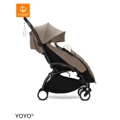 STOKKE YOYO³ Fußsack Taupe 25*Kinder Kinderwagen Zubehör