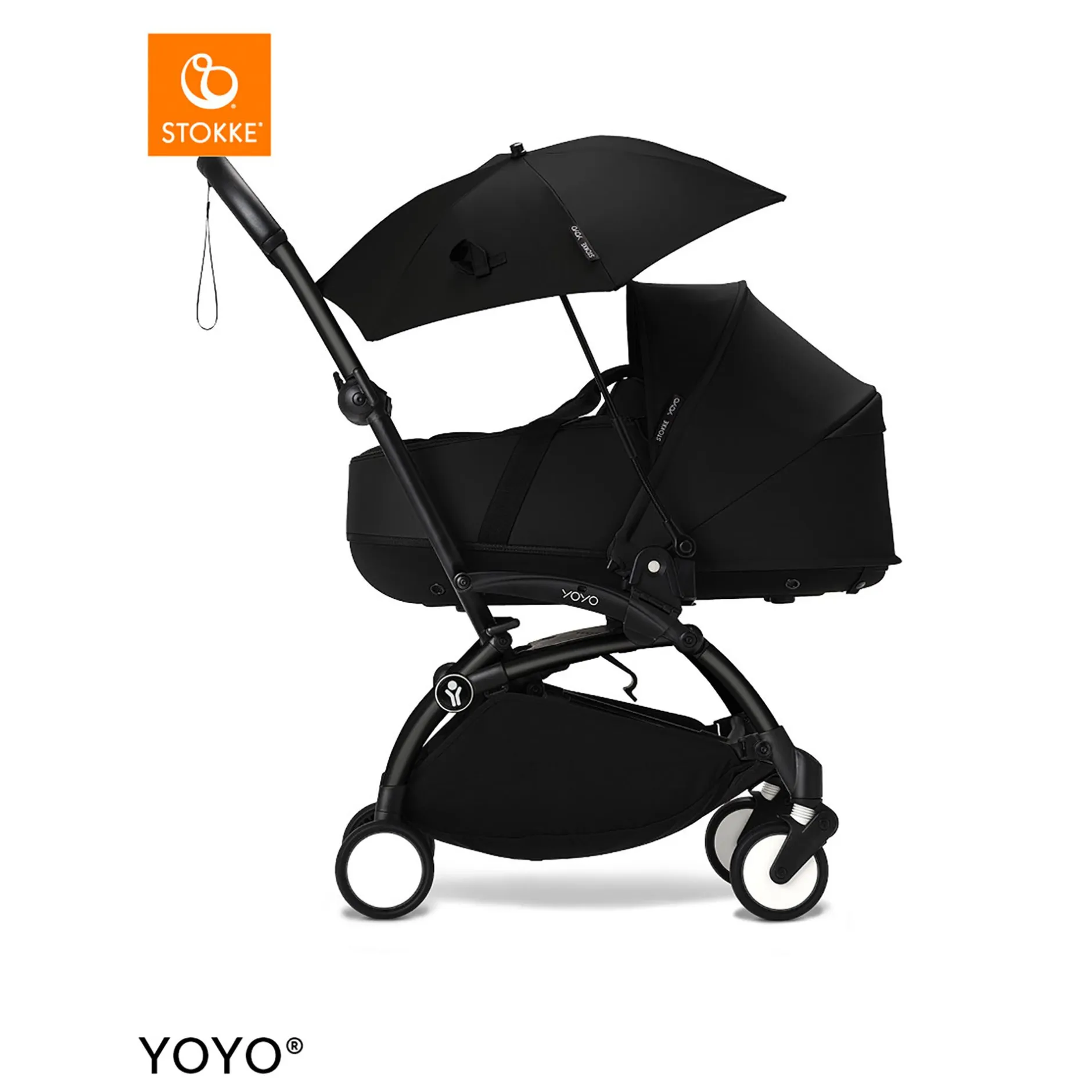 STOKKE YOYO³ Sonnenschirm Black 25*Kinder Kinderwagen Zubehör