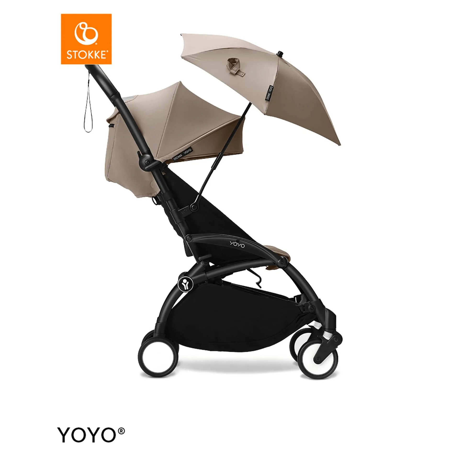 STOKKE YOYO³ Sonnenschirm Taupe 25*Kinder Kinderwagen Zubehör