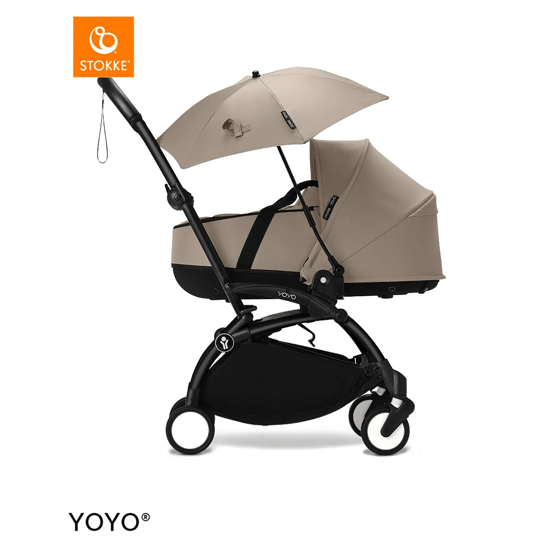 STOKKE YOYO³ Sonnenschirm Taupe 25*Kinder Kinderwagen Zubehör