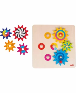 goki Zahnradspiel*Kinder Holzspielzeug