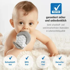 reer Zahnungsfäustling mit Hygienebeutel* Zahnbürsten