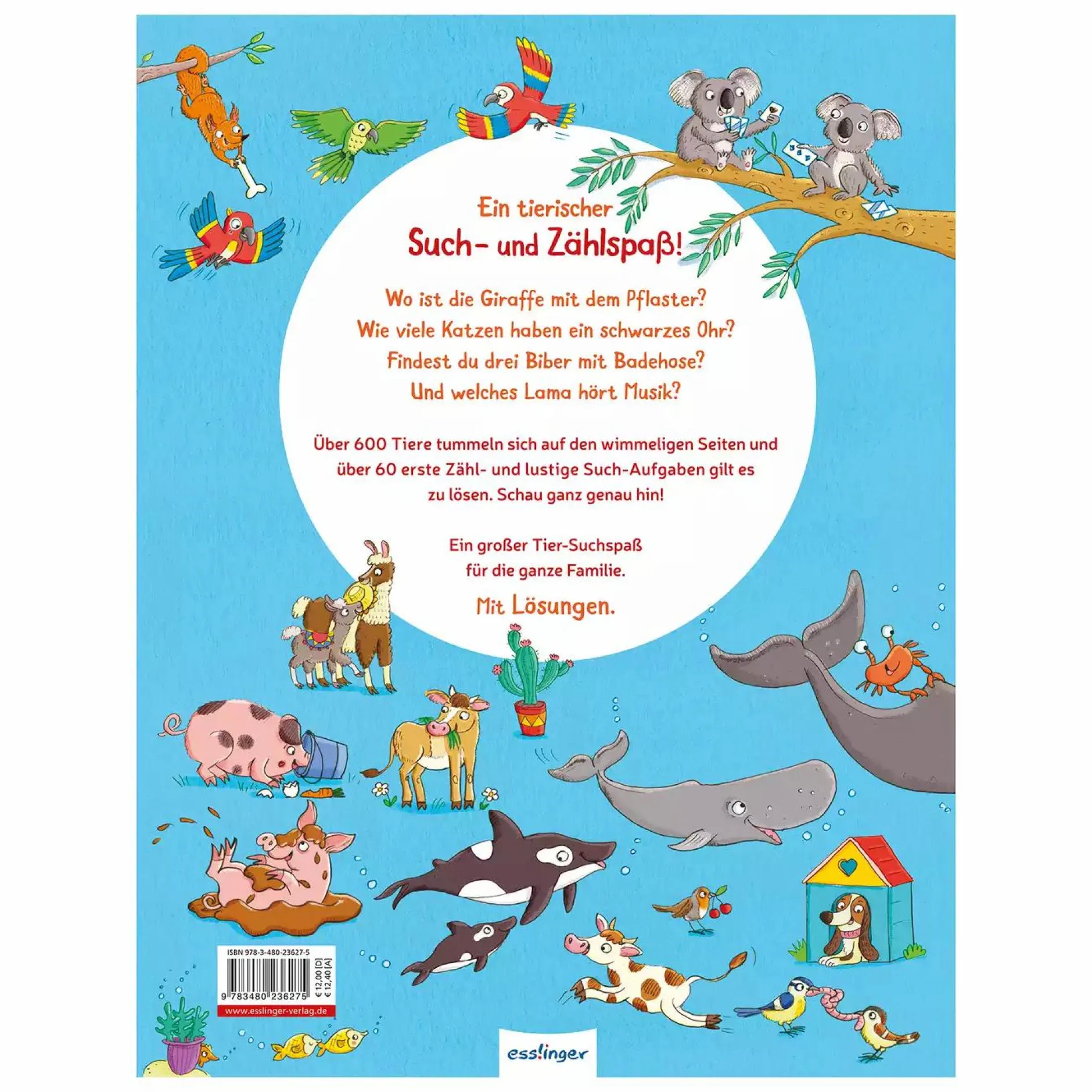 THIENEMANN Zähl mal, such mal! Tiere*Kinder Kinderbücher|Spielzeug Ab 3 Jahren
