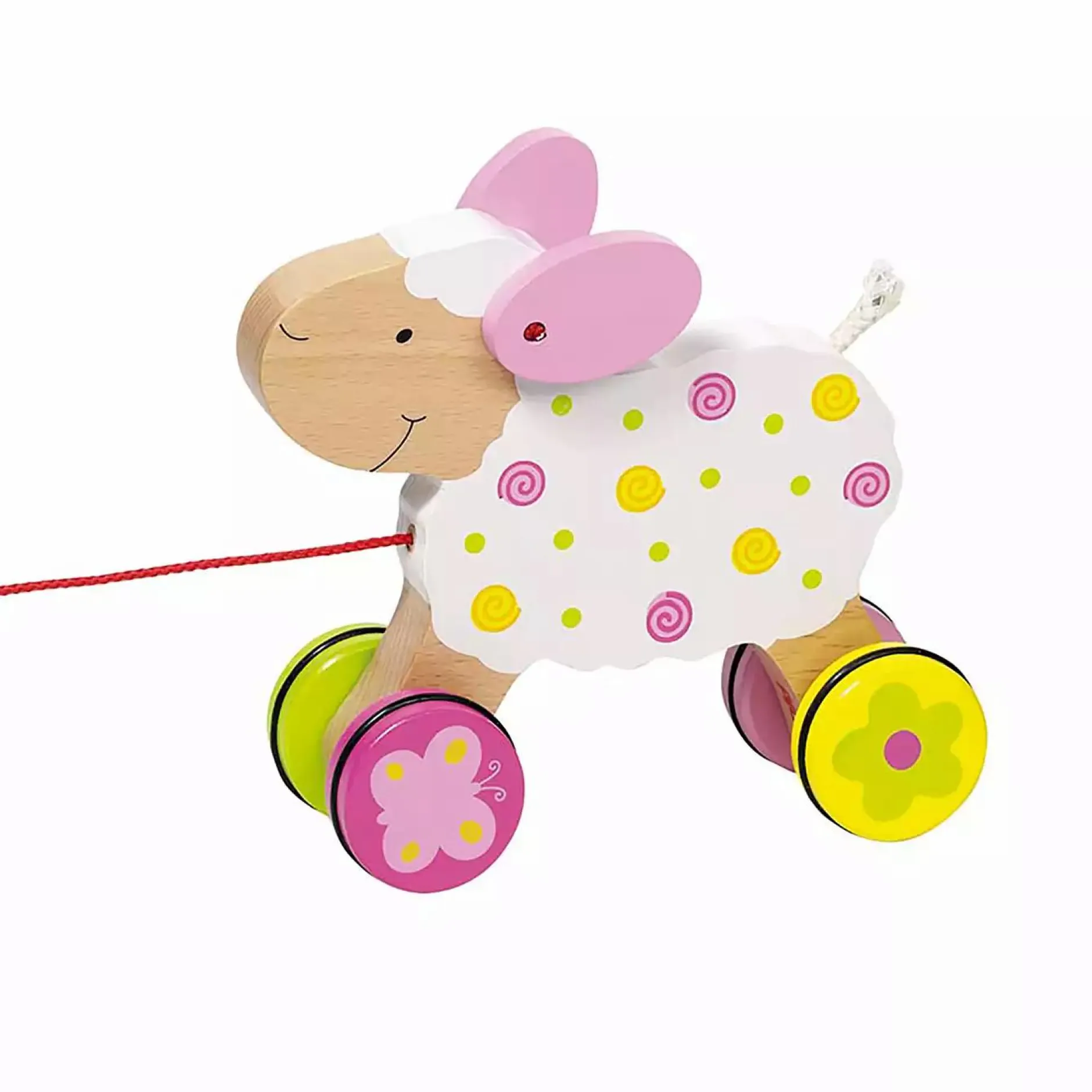 goki Ziehtier Schaf Suse*Kinder Holzspielzeug